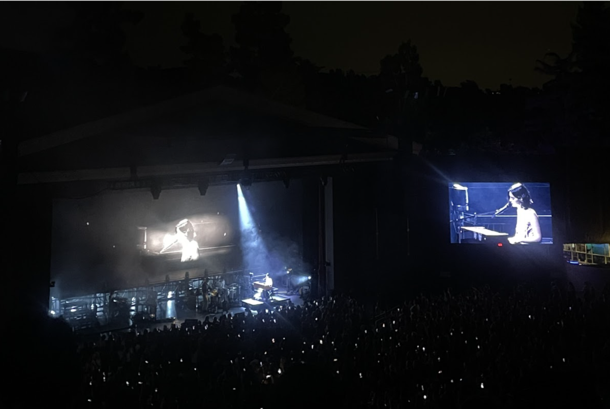 Photo of Abrams' performing at the Greek Theatre in LA (Vienna Stonis)